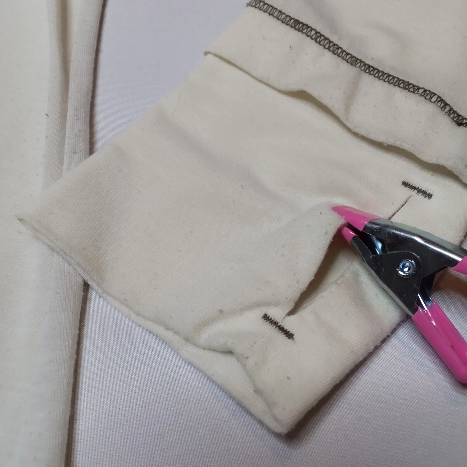 OFF WHITE T shirt con cappuccio North Face 1 4 con bottoni collo a guscio donna XL bianco sporco e grigio