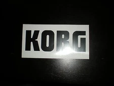KORG KEYBOARDS SOUND Custom Sticker Direct from Korg Nice