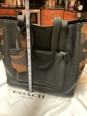 COACH Manhattan Tote Baseman WILD BEAST CAMOUFLAGE 72007