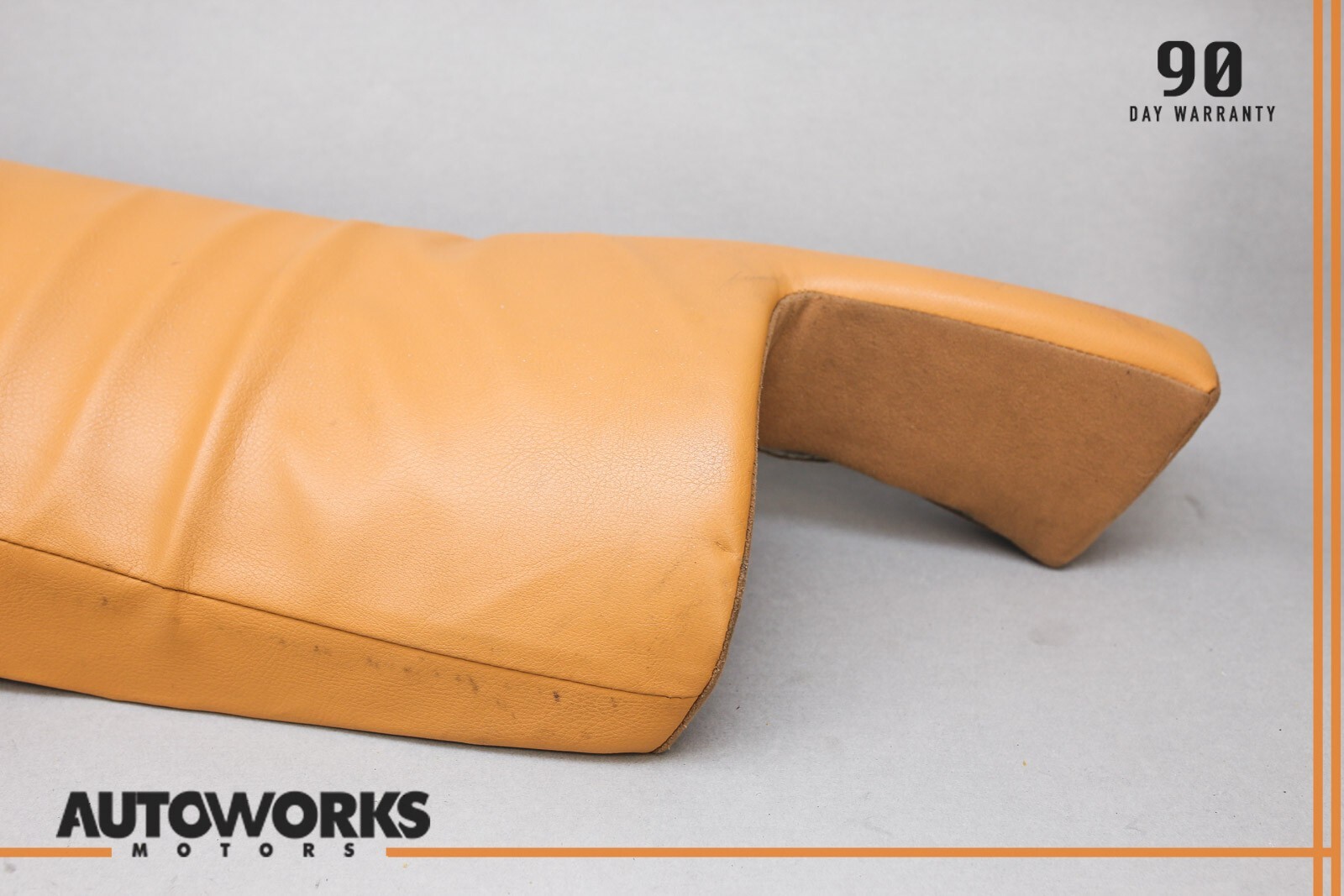 04-08 Maserati Quattroporte M139 Rear Left Seat Bolster Cushion Trim Beige OEM