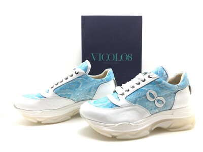 Vicolo8 women's sneakers size 39 sneakers low shoes lace-up comfort Blue