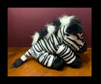 RARE YEAR 1994 VINTAGE ZEBRA FROM THE PETTING ZOO PLUSH/STUFFED