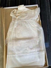 Vintage Charming Baby Dress Set White Original Box