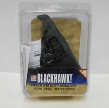 Blackhawk Taser X-26 Duty Holster, RH, Matte Black 44H015BK-R *NEW*
