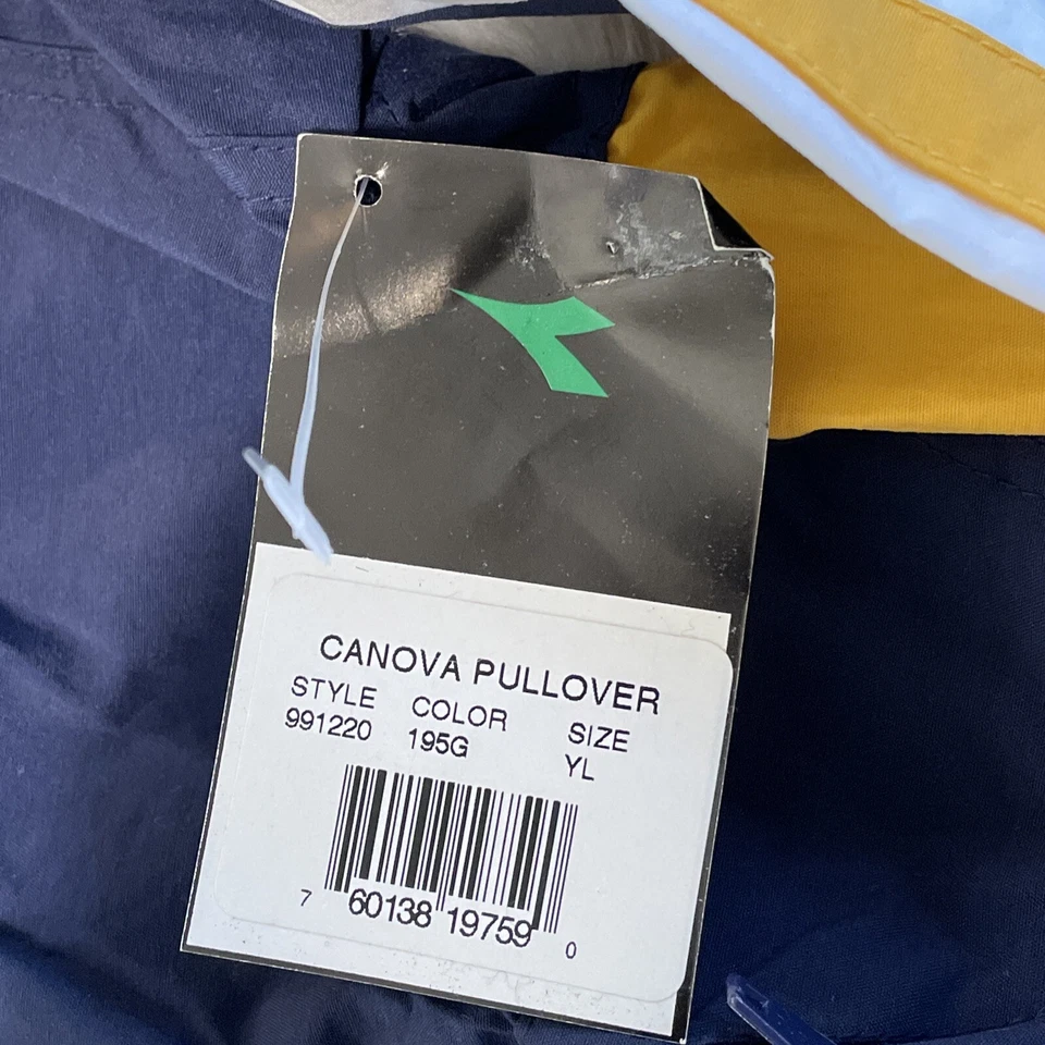 Новый старый запас - DIADORA Canova футбол молодежи большой YL нейлона пуловер куртка - Изображение 3 из 4