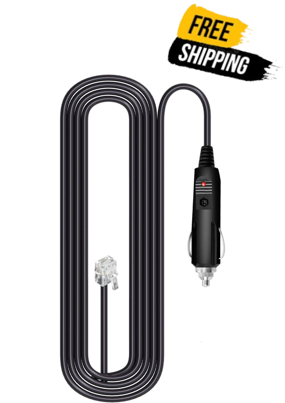 Radar Straight Power Cord with Uniden R3 R7 R1 Radar Detector for Passport 95 us