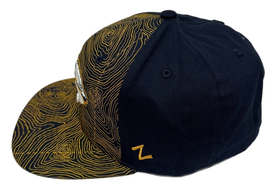 Zephyr NHL Nashville Predators "Topo Map” Flat Bill SnapBack Hat BRAND NWT - Image 2 of 4