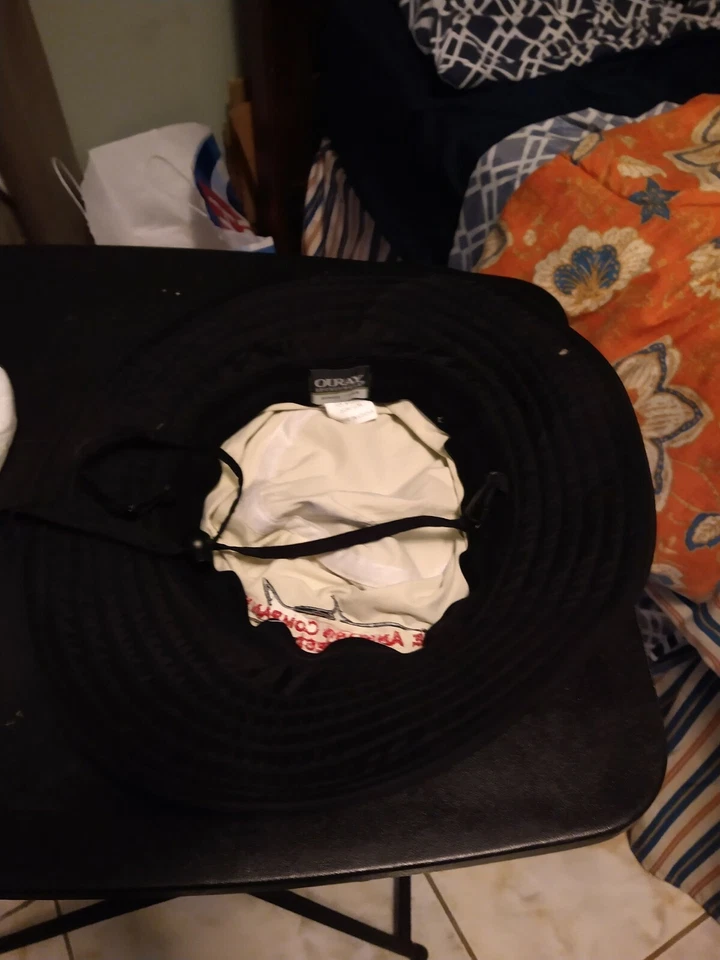 The Angling Company KEY WEST 钓鱼巡洋舰/桶/Sombrero 罕见 透气 — 第 4/4 张图片