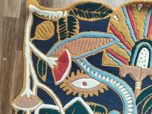 Optimism Rug Tufted Wool Handmade Area Rug Carpet for Home, Bedroom, Living Room - Picture 5 of 6