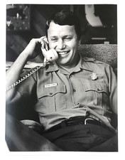 1989 Everglades National Park FL Supervisor Michael Finley Phone VTG Press Photo