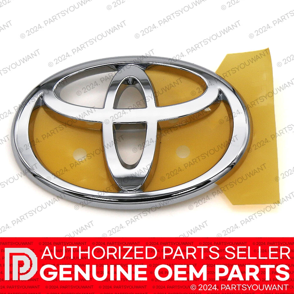 ПОДЛИННЫЙ Toyota 03-09 4Runner 02-05 Echo OEM задняя хромированная эмблема значок 90975-02038 - Изображение 3 из 4