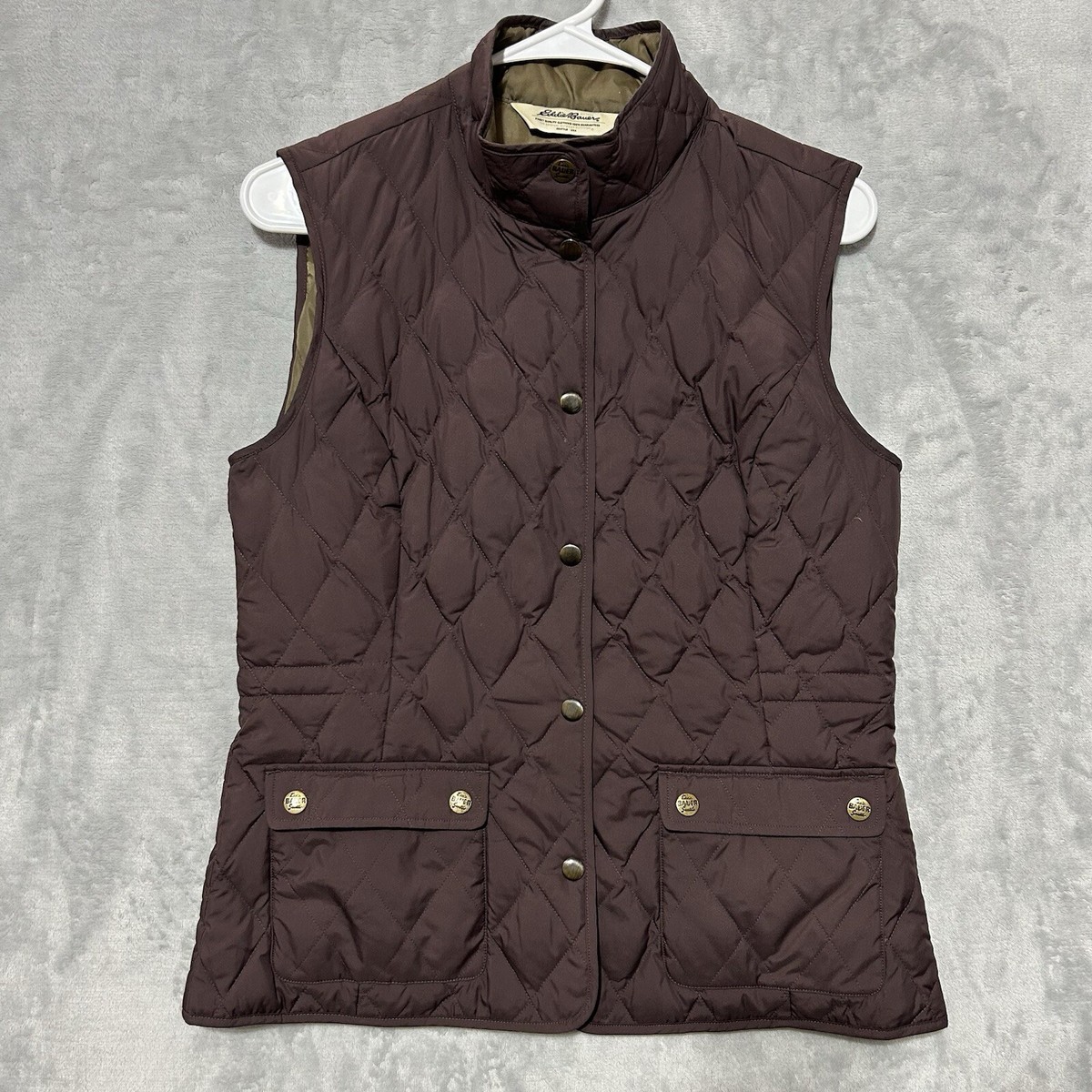 ジャケット・アウター eddie bauer cotton quilting vest NEW! Eddie Bauer® Mens Packable Quilted Vest – It's A Haggerty's