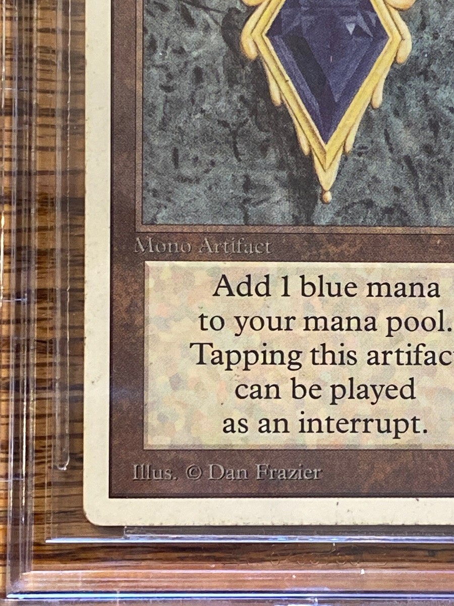 Mox Sapphire MTG Unlimited BGS Grade 9/7/7/7.5 Beauty NEAR MINT