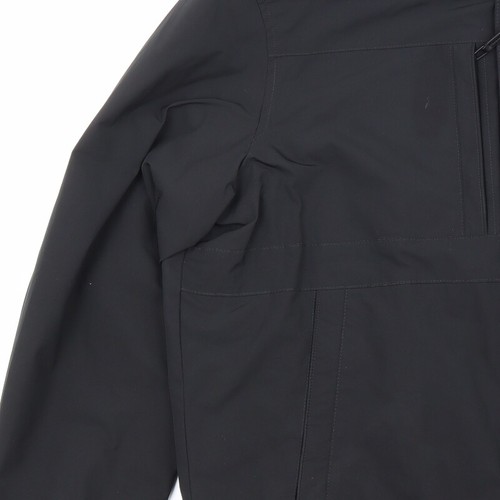 Marks and Spencer Mens Black Bomber Jacket Size 2XL Zip - Picture 7 of 10
