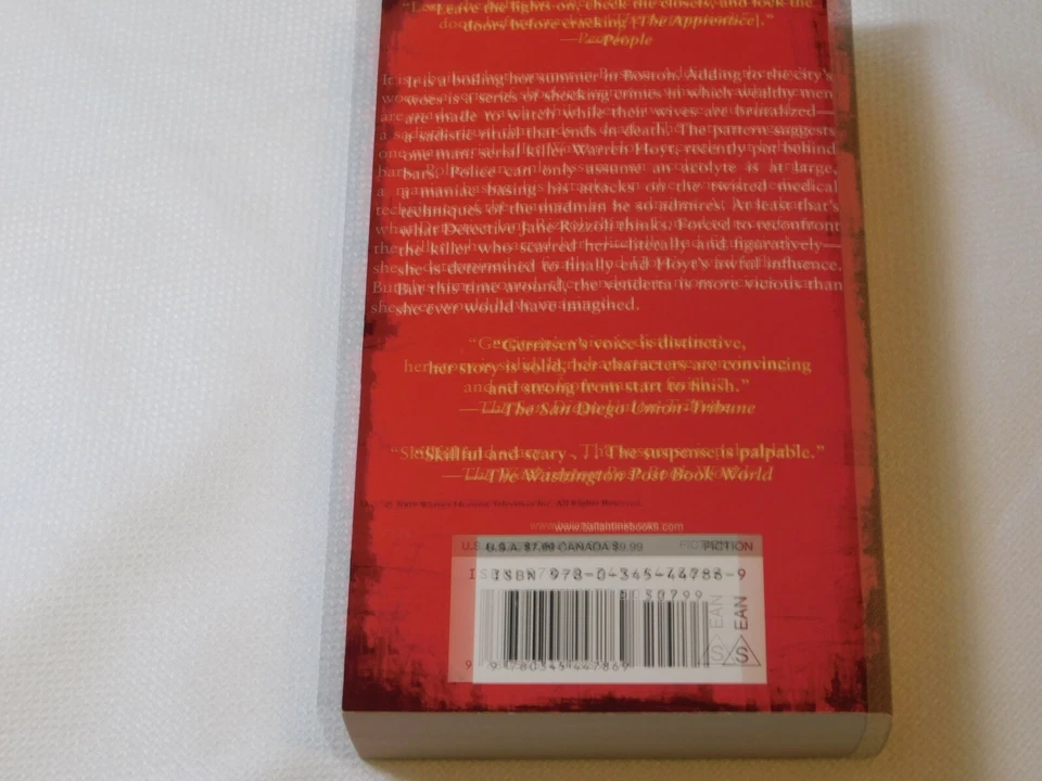 Rizzoli and Isles: The Apprentice by Tess Gerritsen (2009, Paperback Book) - Image 3 of 4