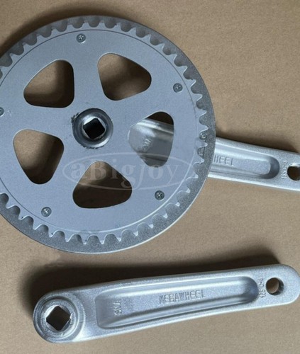 140/165mm Bike Crank Sets 42/46T Chainring Cranksets - Picture 3 of 4