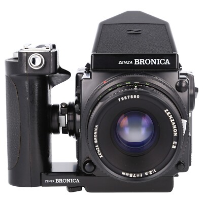 Zenza Bronica ETRSi 6x4.5 w/ Zenzanon EII 75mm f2.8 Prism Grip 120
