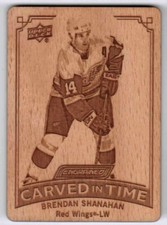 23/24 2023 UPPER DECK ENGRAINED BRENDAN SHANAHAN CT-9 CARVED IN TIME RED WINGS
