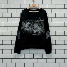 RHUDE LIONS CREWNECK BLACK
