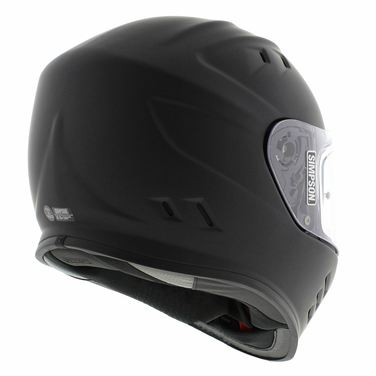Simpson Venom Motorcycle Helmet matt black (22.06) | eBay Simpson Venom Motorcycle Helmet matt black (22.06) | eBay