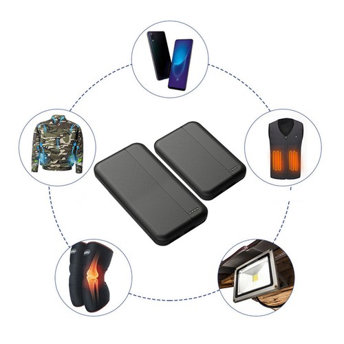 10000mAh Power Bank Fast Charging External Battery Pack For Heating Vest Jacket - Photo 17 sur 25
