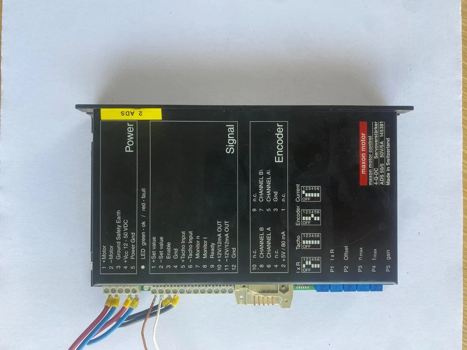 Maxon Motor Controller 4-Q-DC Servomotor Controller Foto 2 de 4