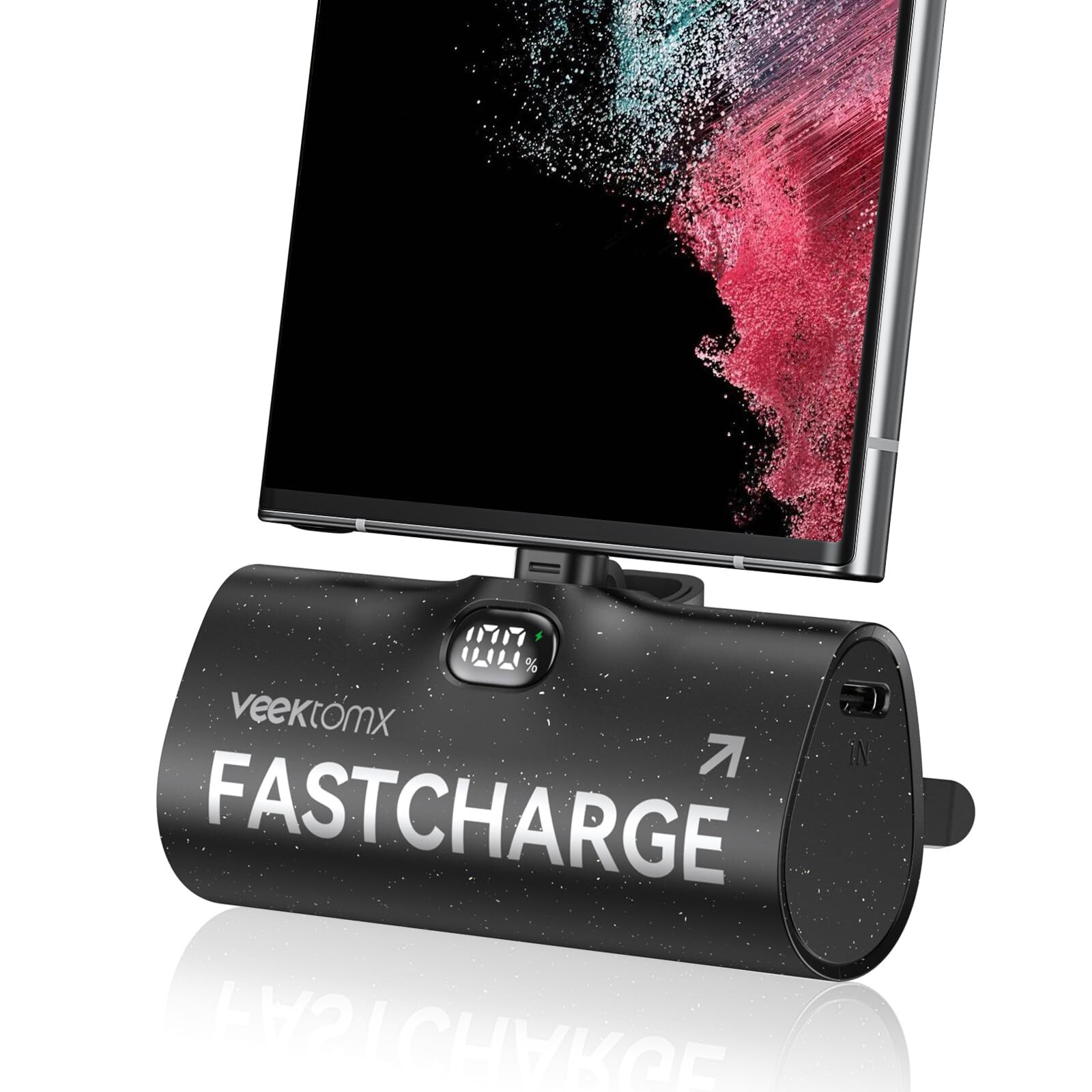 Portable 5000mAh USB C Power Bank for iPhone 16 & 15 Mini Charger-image