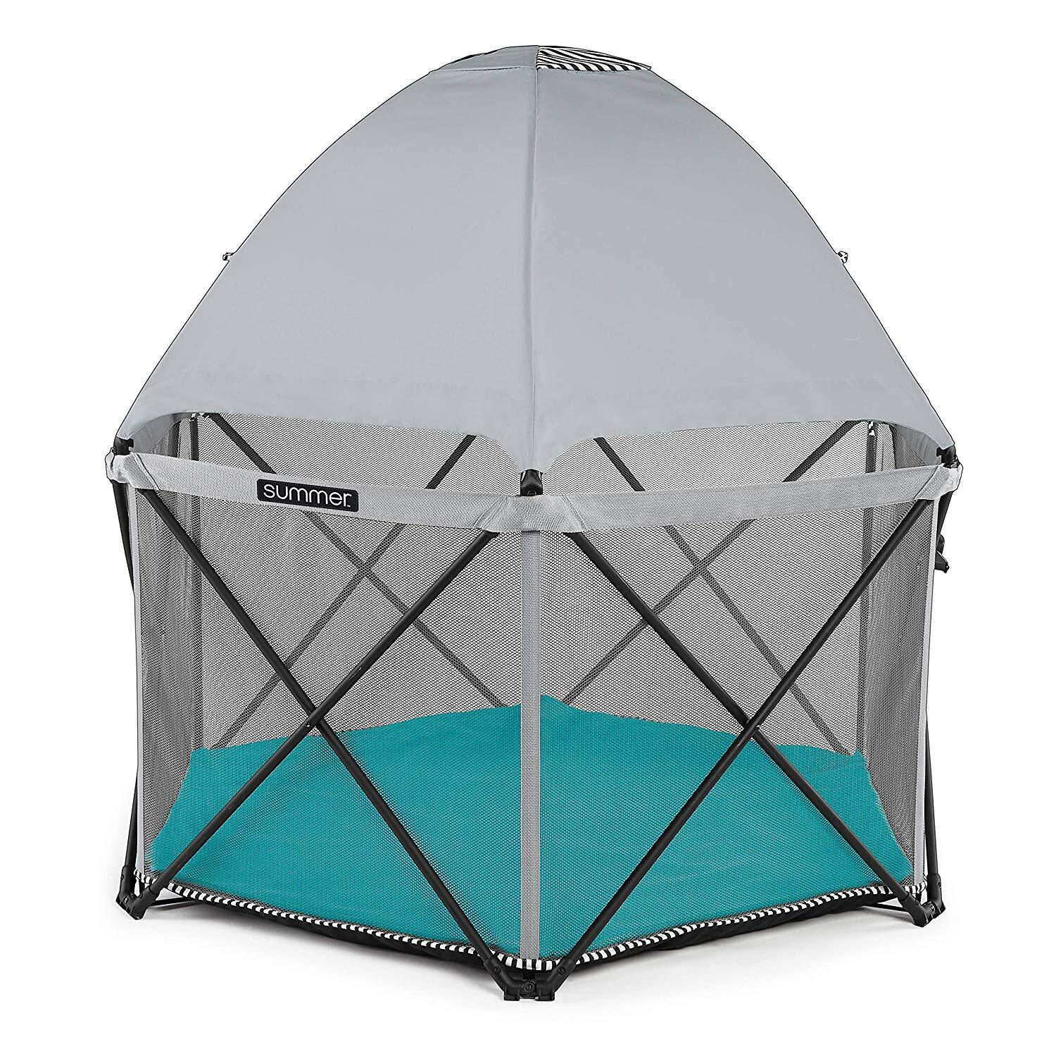 Infant Playard Pack N Play Portable Playpen Indoor Outdoor Camping Trip