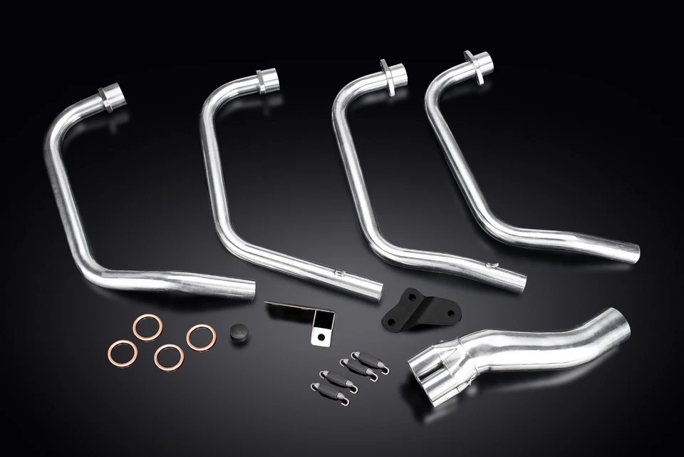 Suzuki GS1100E GS750 80-82 Delkevic Stainless 4-1 Exhaust Headers Downpipes - Image 2 of 4