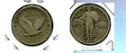 1927 S STANDING LIBERTY QUARTER VG 29T