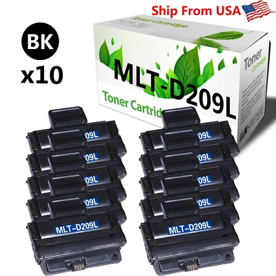 10PK MLT-D209L 209 MLTD209L Toner Cartridge For Samsung SCX-4828 ML-2855