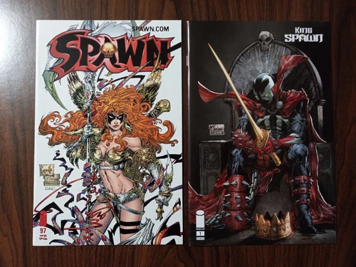 Spawn 97 (2000)  Low Print Run, King Spawn 1 (2021) Spawn Cinematic Relaunch