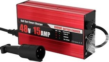 48 Volt 15 Amp Golf Cart Battery Charger for Club Car DS  Precedent Lead Acid B