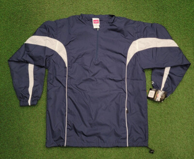 NEW! Rawings ADULT TIJLS Navy Long Sleeve Jacket 1/4 Zip Pullover