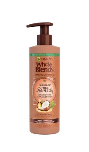 Garnier Whole Blends Taming Sulfate-Free Shampoo for Frizz Remedy