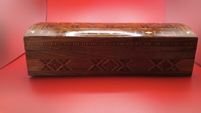 Mother of Pearl Turkish Handmade Jewelry Box-pre-own-very good condition