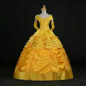Beauty And The Beast Adult Costumes Luxurious Princess Belle Dress Cosplay Ebay