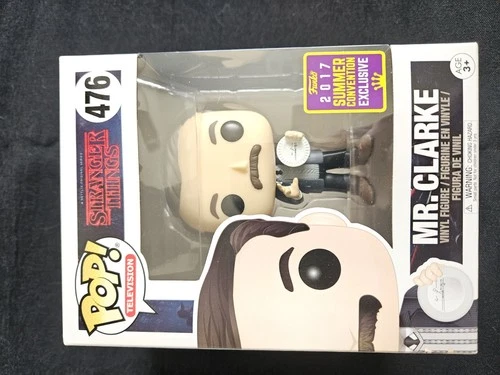 Funko Pop! #476 Stranger Things Mr. Clarke 2017 Summer Convention Exclusive New!