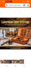 Cubaro Luxurious Cigar Storage Box with Natural Cedar Wood