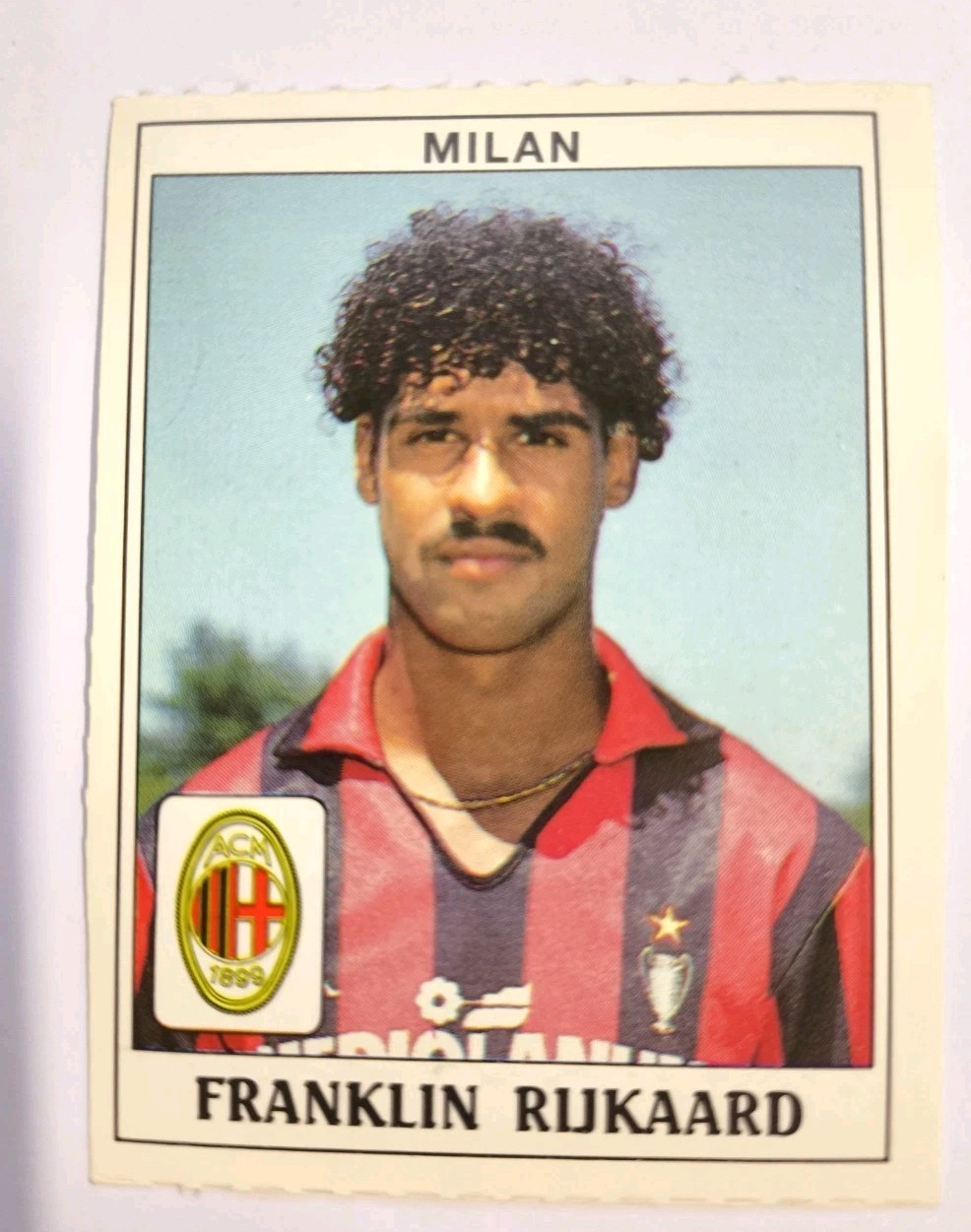Figurina Calciatori Panini n°239 Franklin Rijkaard 1989/90 Milan