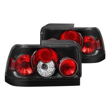 For Toyota Corolla 93-97 Driver Passenger Side Blackred Euro Tail Lights