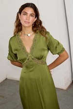 Never Fully Dressed Olive May Lace dress Size UK 14
