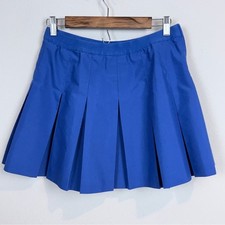Vintage Lily s of Beverly Hills Blue Pleated Mini Skirt 14 29 waist