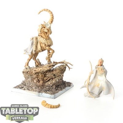 Wood Elf Realms - Mounted Woodelf Lord - teilweise bemalt