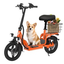 Bodywel Electric Scooter with Seat 14  E Scooter Adults 1000W Peak 20MPH 60Nm