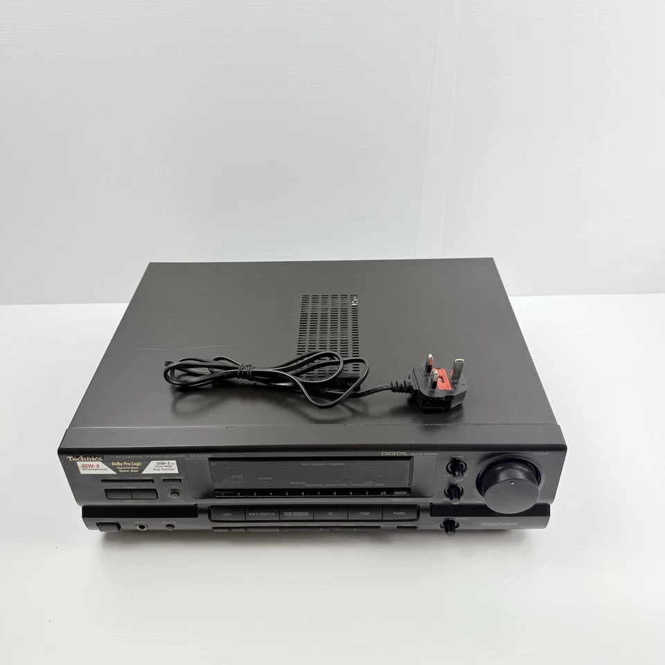 Technics SA-GX390 AV Control Stereo Receiver Separate Amplifier Dolby Surround - Image 3 of 4