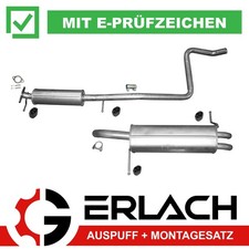 Auspuffanlage für Ford Fiesta VI 1.6 Ti 10686