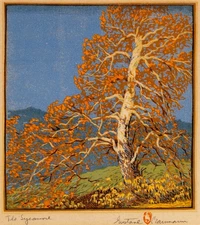 Gustave Baumann: The Sycamore 22x30 Archival Quality Fine Art Print