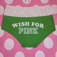 VTG VS PINK YOGA 2pk Seamless Stretch Nylon Hipster Panties Size Sm