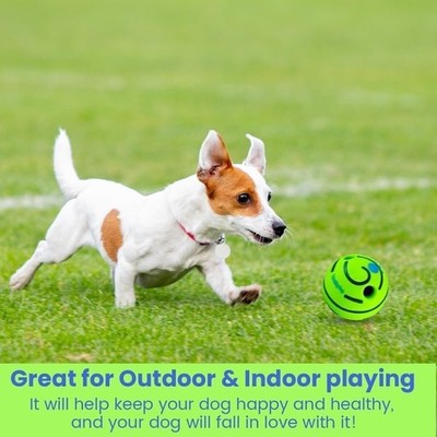Giggle Ball For Dogs, Interactive Dog Toy Ball Dog Squeaky Ball With Funny Sound